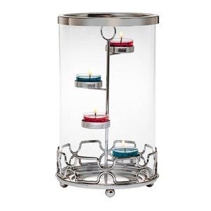 Geo Link Hurricane Candle Holder - Partylite